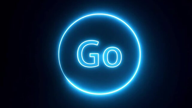 inscription go, neon.