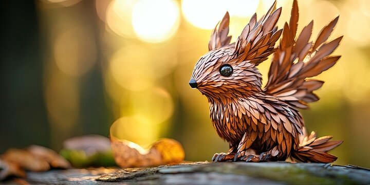 photo of wolpertinger - mythological creature in its natural habitat