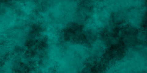 Teal Cloud Texture. Abstract Grunge Background. Green Smoke Cloudy Texture