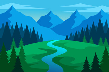Fototapeta premium mountain landscape in the mountains