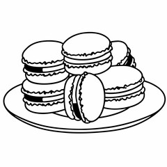 vector illustration of a cake design, Eps file. 