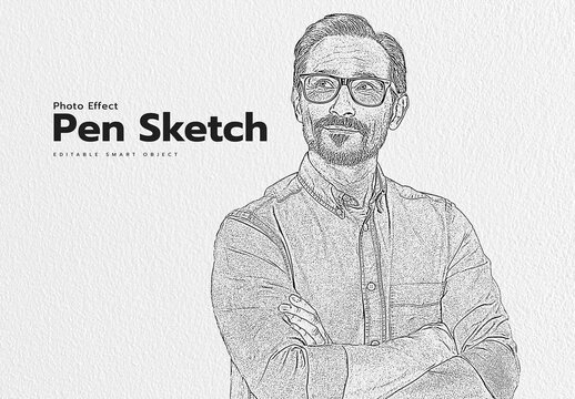 Pen Sketch Photo Effect