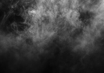 Obraz premium Abstract Smoke Texture Monochrome Vapor Background
