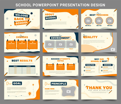 Creative School Education PowerPoint Template for Teachers Student Assignments and Classroom Use Features Professional Slide Layouts Ideal for Academic Lessons Reports and Study Material Design.