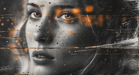 Nostalgic Film Strip with Reel Marks