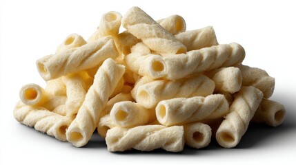 Pile of Hollow Corn Snacks