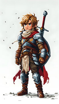 Pixel Art Knight