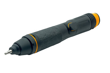 A black and orange screwdriver