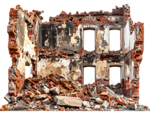 Destroyed Building Transparent Background