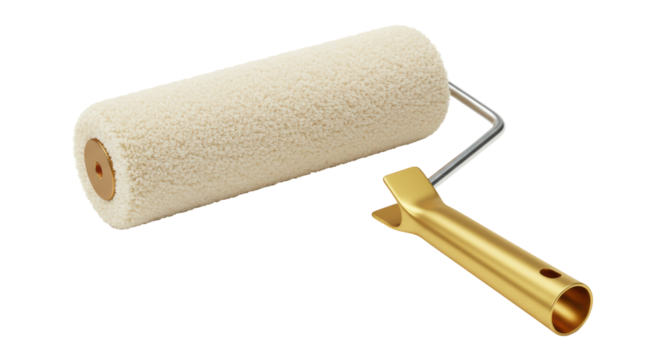 Isolated Paint Roller