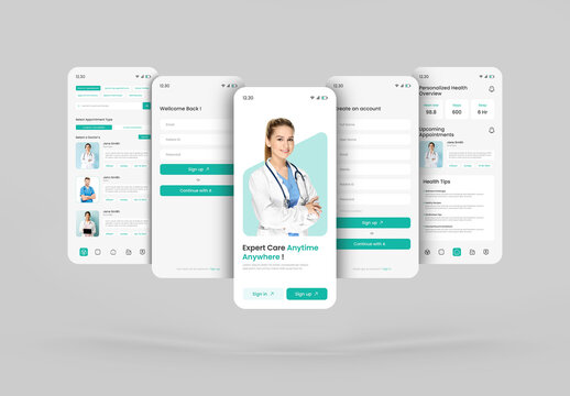 Healthcare Mobile UI kit