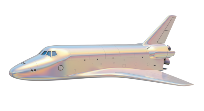 Isolated Space Shuttle