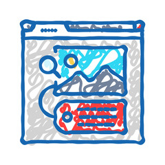 alt text seo icon doodle illustration