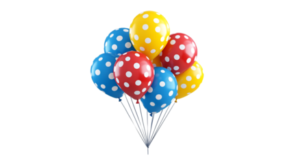 Colorful Polka Dot Balloons Festive Party Decorations,