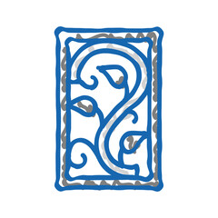 metal craft blacksmith icon doodle illustration