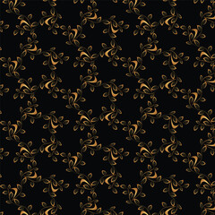  Abstract Seamless repeating floral leaf pattern textured geometric  colorful background vector  modern simple wallpaper, tile , wallpaper, fabric, textile, cards, covers ,banners ,branding . black 