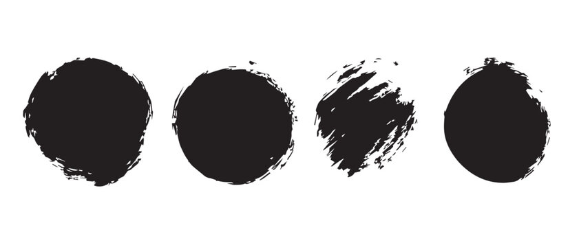 HighResolution Black Ink Blots Abstract Texture Background
