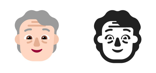 Older Person's Face Emoji

