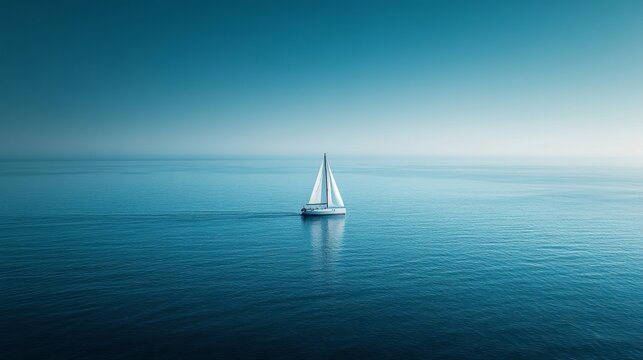 sailboat in the sea