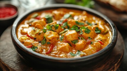 Chicken curry close up