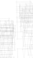 Modern building. Architectural background