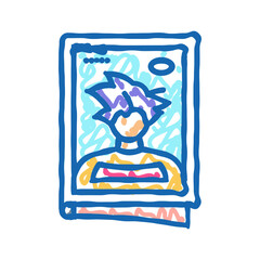 manga kawaii icon doodle illustration