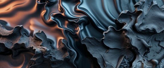 Dark petrol and charcoal color abstract background
