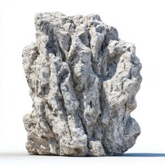 A large rock formation isolated isolated on white background