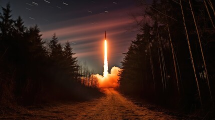 launch rocket fire