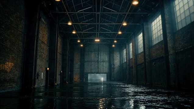 Industrial urbex interior