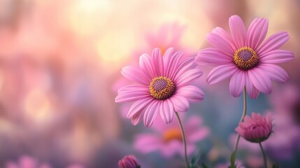 Obraz premium pink cosmos flower