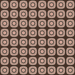 Circle starburst Seamless repeating tile geometric decorative pattern