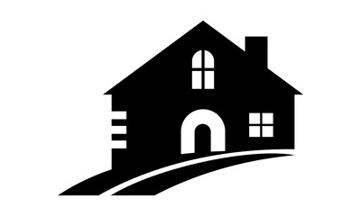 black house building logo
