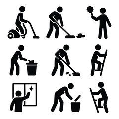 Cleaning Service Icon Set