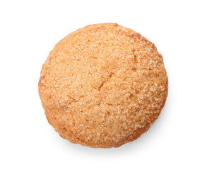 Sweet cookie on white background