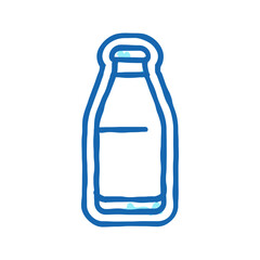 milk allergen free product food icon doodle illustration