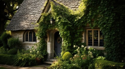 weathered old houses