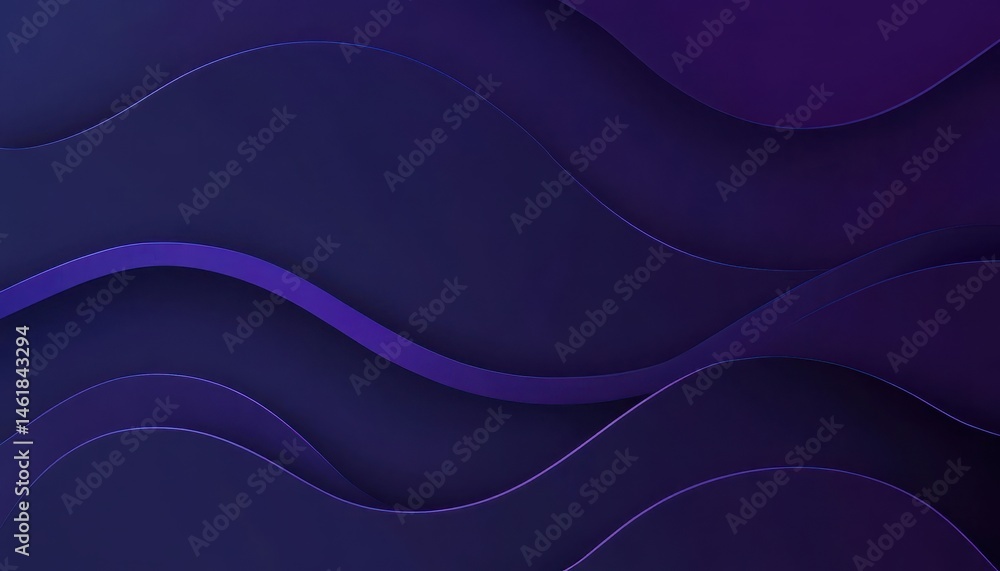 Poster abstract dark purple wavy layers background texture with gradient overlay elegant modern design for 