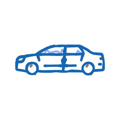 speed car vehicle icon doodle illustration