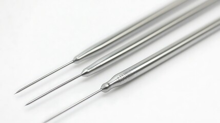 Stainless Steel Probes with Closeup.