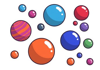 Bouncy Orb Symphony AI Generated
