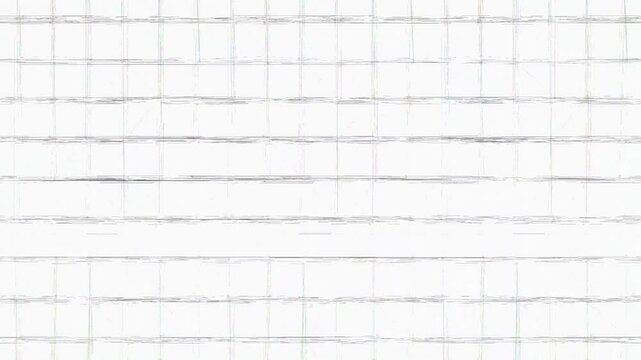 Minimalist white grid paper texture with subtle creases and fold lines. Clean mathematical graph background with delicate shadow details creating soft dimensional surface effect.