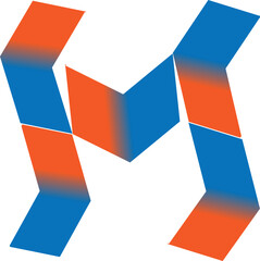 Design for Logo Icon T-shirt M letter