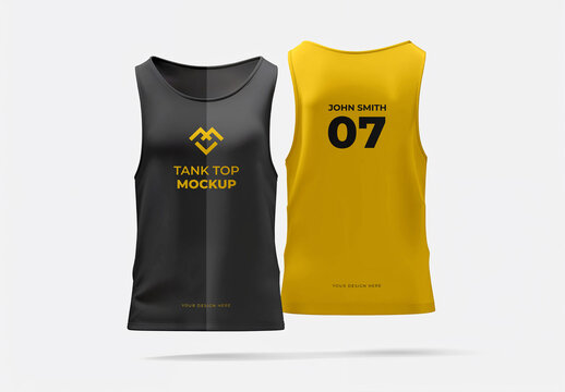 Men's Tank Top Mockup