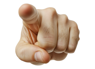pointing finger