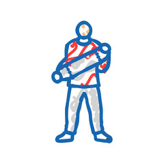 diy skate spot skateboard icon doodle illustration