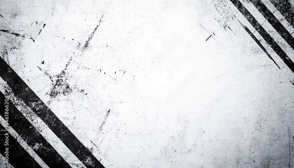 Poster Monochrome Abstract Grunge Texture Background with Diagonal Black Lines and Speckled Effect Creates a Distressed Decorative Design and Weathered Appearance