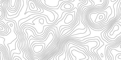 Vector contour topographic map background.Modern design with White background with topographic wavy pattern design.Luxury black abstract line art.