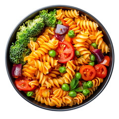 Bowl of Pasta with Mixed Vegetables png
