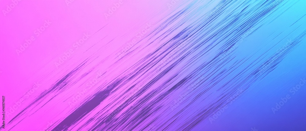 Poster vibrant abstract background with diagonal brushstrokes in gradient shades of pink purple and blue fo
